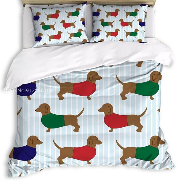 bedding sets 2/3 pcs lovely set dachshund snowman love pattern printing duvet cover with pillowcases us/eu/au size superfine fiber
bedding sets 2/3 pcs lovely set dachshund snowman love pattern printing duvet cover with pillowcases us/eu/au size superfine fiber