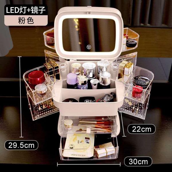 storage boxes & bins led deskmakeup organizer bathroom cosmetic box dust-proof skin care dressing table beauty case with mirror
storage boxes & bins led deskmakeup organizer bathroom cosmetic box dust-proof skin care dressing table beauty case with mirror