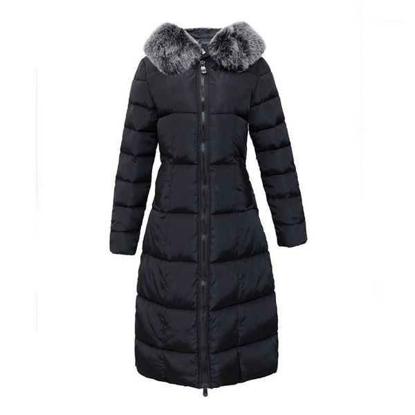 women's down & parkas cotton coat women long 2021 autumn winter korean fashion loose white fur hooded plus size thick warmth jacket fem, Black
women's down & parkas cotton coat women long 2021 autumn winter korean fashion loose white fur hooded plus size thick warmth jacket fem, Black