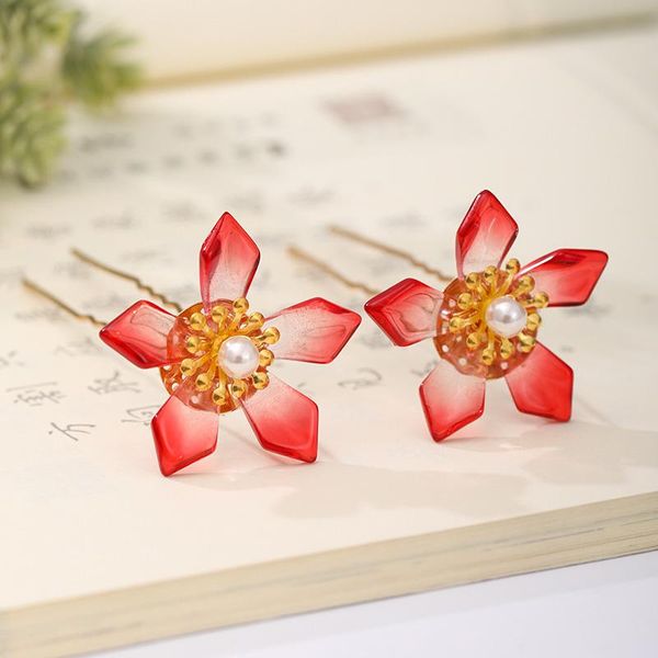 hair clips & barrettes ly 2pcs vintage red floral trendy hairpins inlaid a pearl in the middle women wedding tiara elegant decoratio, Golden;silver
hair clips & barrettes ly 2pcs vintage red floral trendy hairpins inlaid a pearl in the middle women wedding tiara elegant decoratio, Golden;silver