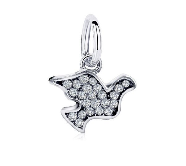 fits pandora bracelets 20pcs peace dove crystal dangle pendant charms beads silver charms bead for women diy european necklace jewelry, Black
fits pandora bracelets 20pcs peace dove crystal dangle pendant charms beads silver charms bead for women diy european necklace jewelry, Black