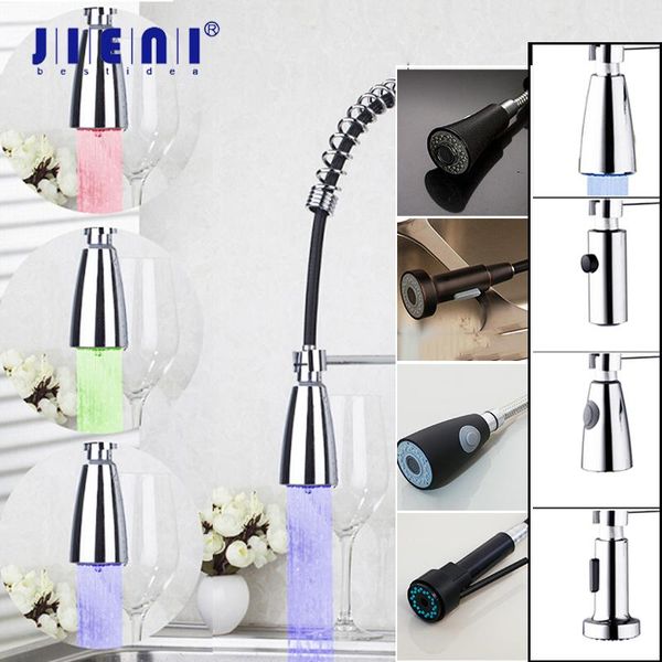 kitchen faucets jieni chrome polish nickel brush spray for faucet black abs led colors light changing water nozzle glow stream sprayer
kitchen faucets jieni chrome polish nickel brush spray for faucet black abs led colors light changing water nozzle glow stream sprayer