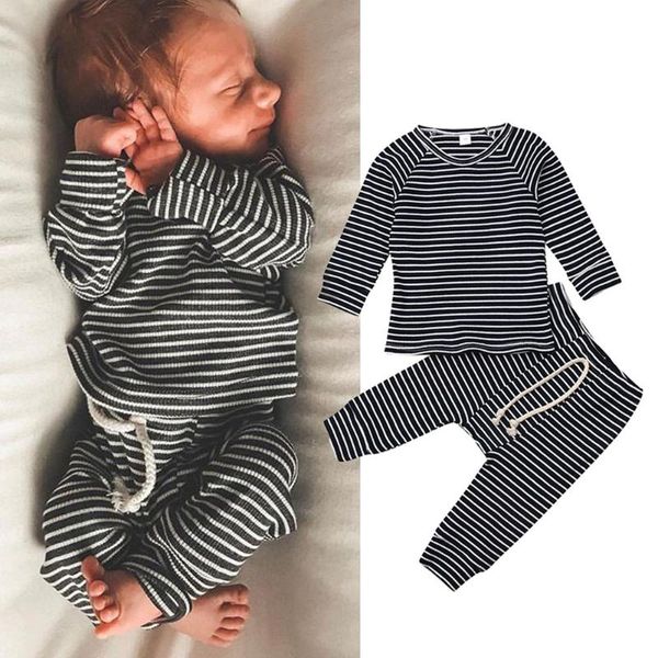clothing sets emmababy 0-24m born infant baby boys girls clothes soft cotton long sleeve striped +long pants autumn outfits 2pcs, White
clothing sets emmababy 0-24m born infant baby boys girls clothes soft cotton long sleeve striped +long pants autumn outfits 2pcs, White