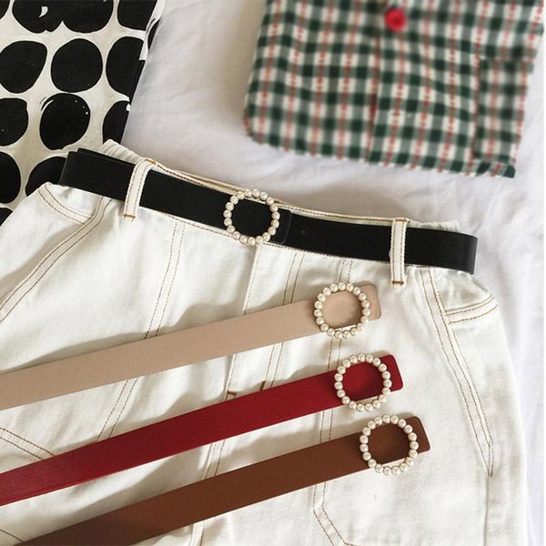 belts fashion women pu leather pearl round buckle ladies waist strap jeans trouser dress wild waistband, Black;brown
belts fashion women pu leather pearl round buckle ladies waist strap jeans trouser dress wild waistband, Black;brown