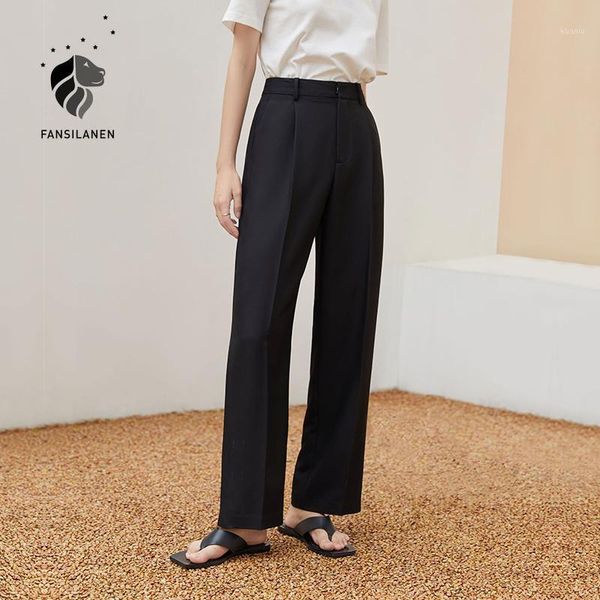 women's pants & capris fansilanen office lady black summer 2021 thin strap straight casual loose smoke tube wide leg, Black;white
women's pants & capris fansilanen office lady black summer 2021 thin strap straight casual loose smoke tube wide leg, Black;white