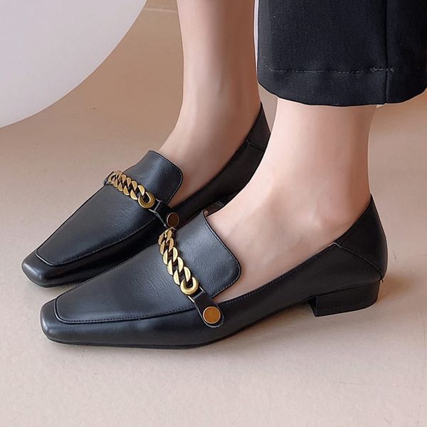 womens genuine leather slip-on flats loafers leisure soft comfortable espadrilles chain sqaure toe fashion casual daily shoesdress shoes, Black
womens genuine leather slip-on flats loafers leisure soft comfortable espadrilles chain sqaure toe fashion casual daily shoesdress shoes, Black