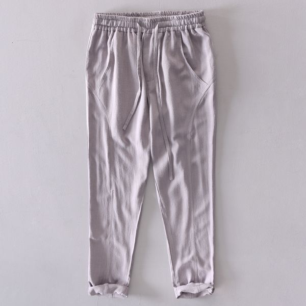 2021 new elastic waist long linen spring and summer gray trousers casual fashion brand pants men drop-ship broek pantaloni 0tn4, Black
2021 new elastic waist long linen spring and summer gray trousers casual fashion brand pants men drop-ship broek pantaloni 0tn4, Black