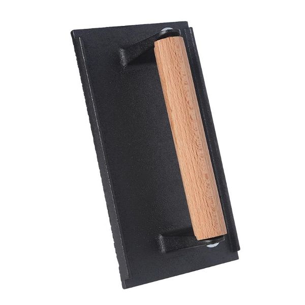 tools & accessories cast iron grill press steak and burger with wooden handle for grills pre-seasoned rectangular barbecue hamburger
tools & accessories cast iron grill press steak and burger with wooden handle for grills pre-seasoned rectangular barbecue hamburger