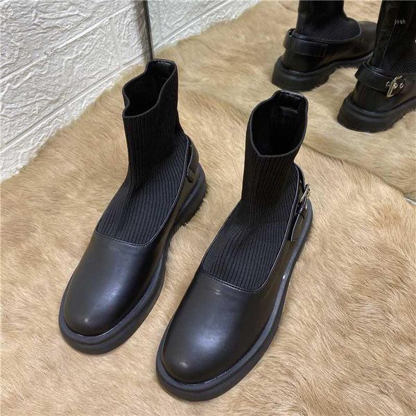 boots deat 2021 spring autumn fashion casual black elastic short thick-soled socks leather single shoes women sf3881
boots deat 2021 spring autumn fashion casual black elastic short thick-soled socks leather single shoes women sf3881
