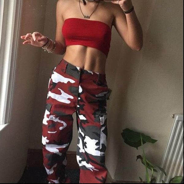 harajuku hip pop camo cargo pants women trousers casual military army combat camouflage high waist sweatpants, Black;white
harajuku hip pop camo cargo pants women trousers casual military army combat camouflage high waist sweatpants, Black;white