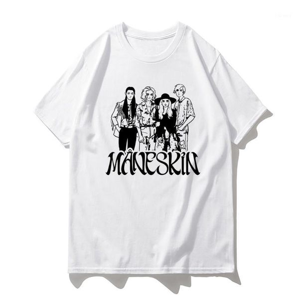 men's t-shirts maneskin t shirt 2021 fashion mens casual kawaii white cotton t-shirt male harajuku tee vintage tshirts, White;black
men's t-shirts maneskin t shirt 2021 fashion mens casual kawaii white cotton t-shirt male harajuku tee vintage tshirts, White;black