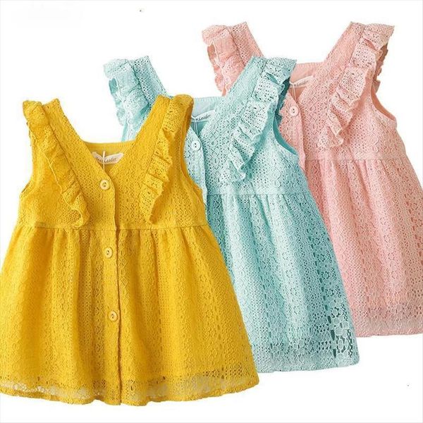 girls summer lace princess girl dress baby casual childrens clothing toddler, Red;yellow
girls summer lace princess girl dress baby casual childrens clothing toddler, Red;yellow
