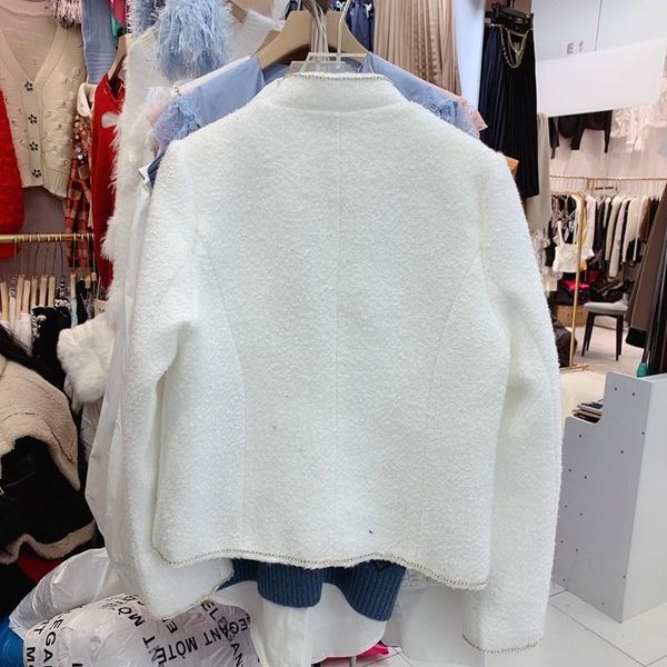 women's jackets designer office ladies white stand collar buttons suit jacket women vintage floral embroidery coat slim fit party, Black;brown
women's jackets designer office ladies white stand collar buttons suit jacket women vintage floral embroidery coat slim fit party, Black;brown
