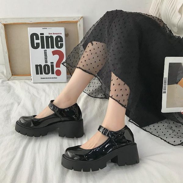 dress shoes girls lolita cute wedge high heels thick bottom cosplay pu leather punk platform fashion waterproof for women, Black
dress shoes girls lolita cute wedge high heels thick bottom cosplay pu leather punk platform fashion waterproof for women, Black