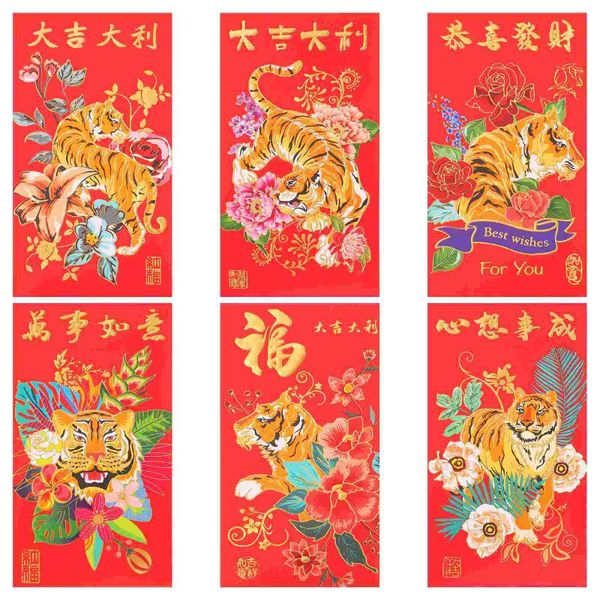 gift wrap 30pcs year 2022 spring festival party wedding tiger printing red envelopes
gift wrap 30pcs year 2022 spring festival party wedding tiger printing red envelopes