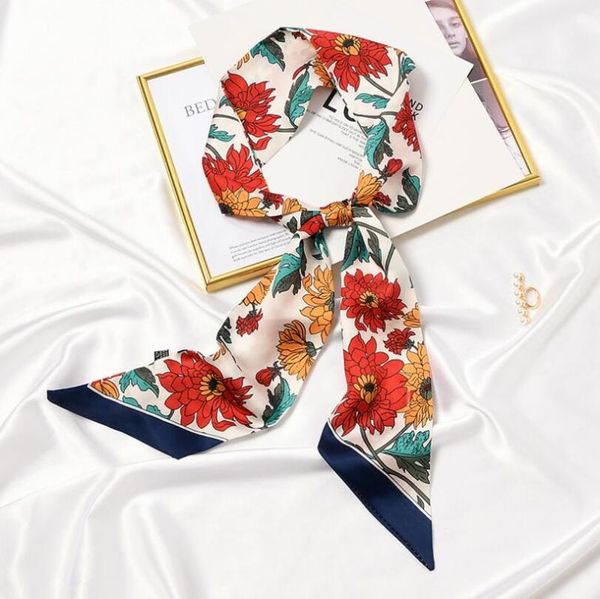 scarves 2021 skinny women silk scarf blooming flowers neckerchief ties femme luxury long hair ribbon headscarf wraps, Blue;gray
scarves 2021 skinny women silk scarf blooming flowers neckerchief ties femme luxury long hair ribbon headscarf wraps, Blue;gray