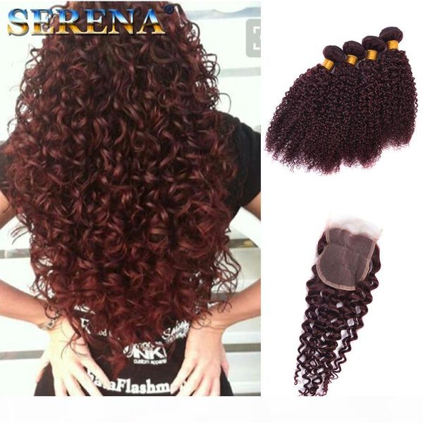 red wine hairs weave 99j burgundy peruvian jerry curl human hairs bundle kinky curly hair with closure virgin hair extensions curly hair red, Black;brown
red wine hairs weave 99j burgundy peruvian jerry curl human hairs bundle kinky curly hair with closure virgin hair extensions curly hair red, Black;brown