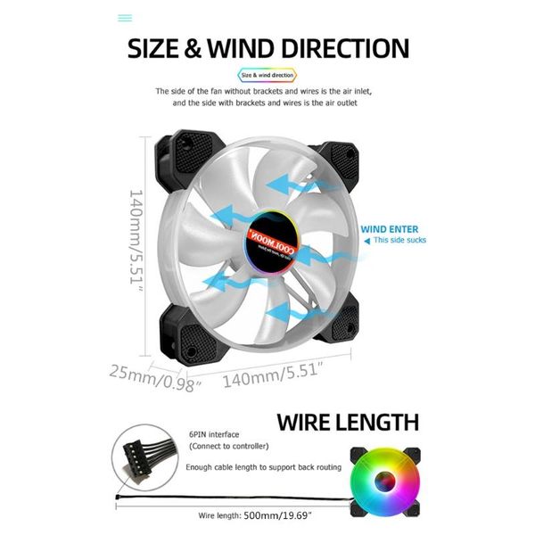 lapcooling pads 54dd coolmoon yuhuan 140mm fan mute rgb 6pin deskcomputer cooler
lapcooling pads 54dd coolmoon yuhuan 140mm fan mute rgb 6pin deskcomputer cooler