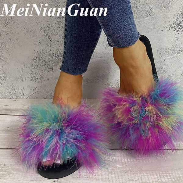 fake fur women's sandal amazing plush flip flops woman slippers lightweight sneakers women breathable summer fur slippers cg, Black
fake fur women's sandal amazing plush flip flops woman slippers lightweight sneakers women breathable summer fur slippers cg, Black