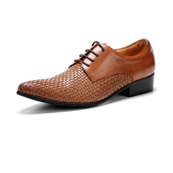 dress shoes pointed toe cow leather weave mens summer business office career work man black brown wedding size 38-44
dress shoes pointed toe cow leather weave mens summer business office career work man black brown wedding size 38-44