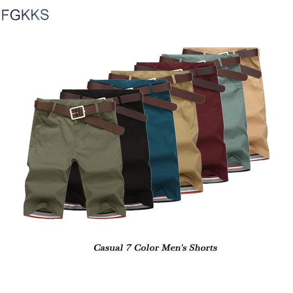 fgkks quality brand casual shorts men 2021 summer men's fashion solid color knee length comfortable shorts male casual short, White;black
fgkks quality brand casual shorts men 2021 summer men's fashion solid color knee length comfortable shorts male casual short, White;black