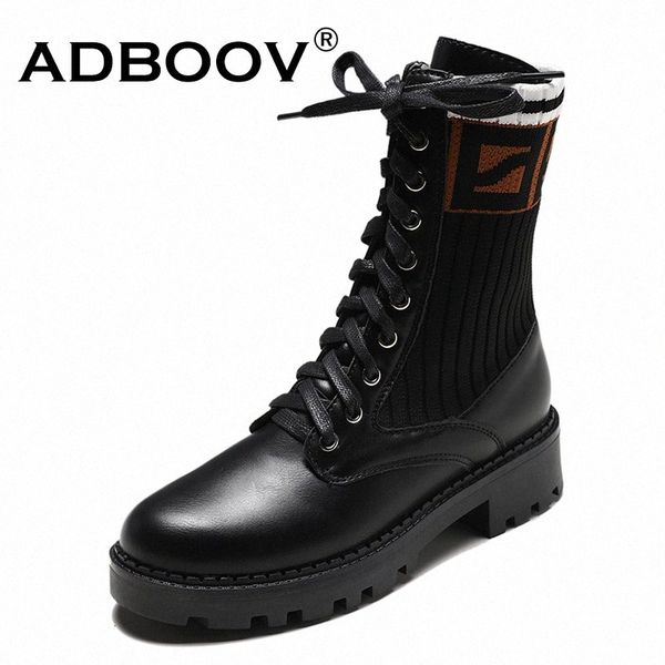 adboov platform flat boots women knit + leather ladies fashion boots winter cross tie black shoes woman m7sc#
adboov platform flat boots women knit + leather ladies fashion boots winter cross tie black shoes woman m7sc#