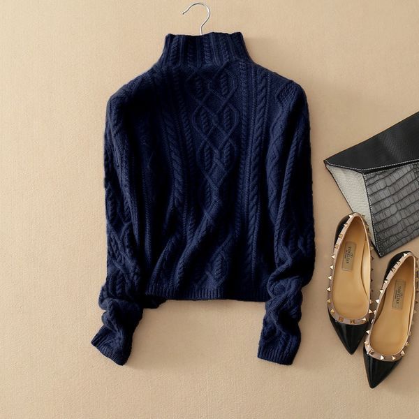 winter 2021 new 100% pure cashmere sweater female pull thick twist pattern turtleneck women sweaters pullovers hhoy, White;black
winter 2021 new 100% pure cashmere sweater female pull thick twist pattern turtleneck women sweaters pullovers hhoy, White;black