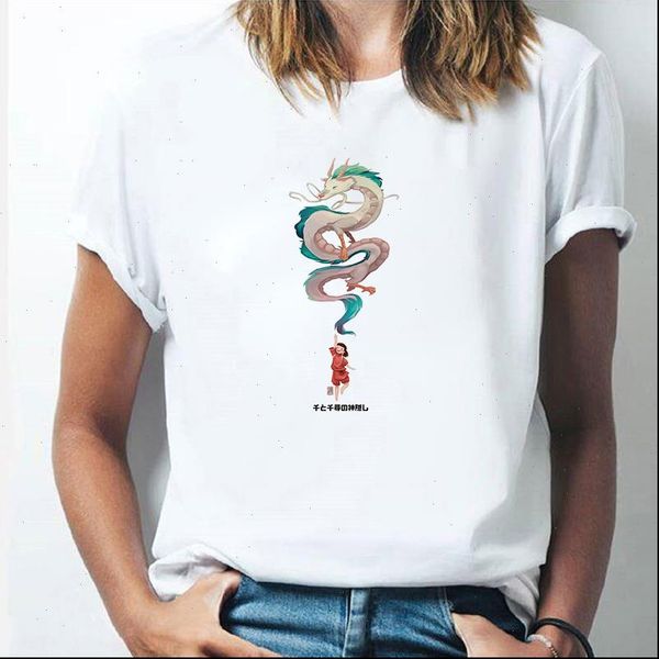 chihiro haku spirited away t shirt studio ghibli tshirt japanese anime graphic harajuku female t shirts 90s tee, White
chihiro haku spirited away t shirt studio ghibli tshirt japanese anime graphic harajuku female t shirts 90s tee, White