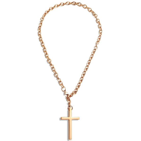 pendant necklaces catholic stainless steel cross for women men lasso design choker necklace religious jewelry, Silver
pendant necklaces catholic stainless steel cross for women men lasso design choker necklace religious jewelry, Silver