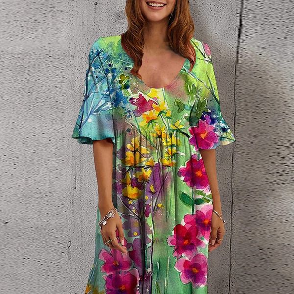 2021 new summer fashion cute cherry floral print party women elegant v-neck short sleeve ruffle es ladies casual loose vestido dx7b, Black;gray
2021 new summer fashion cute cherry floral print party women elegant v-neck short sleeve ruffle es ladies casual loose vestido dx7b, Black;gray