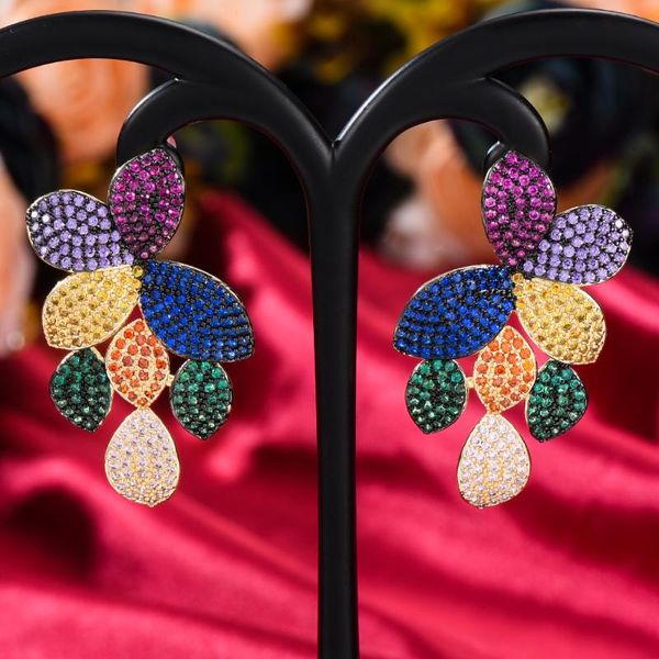 dangle & chandelier godki trendy flower leaf earring for women wedding cubic zirconia dubai bridal earrings costume jewelry summer party, Silver
dangle & chandelier godki trendy flower leaf earring for women wedding cubic zirconia dubai bridal earrings costume jewelry summer party, Silver
