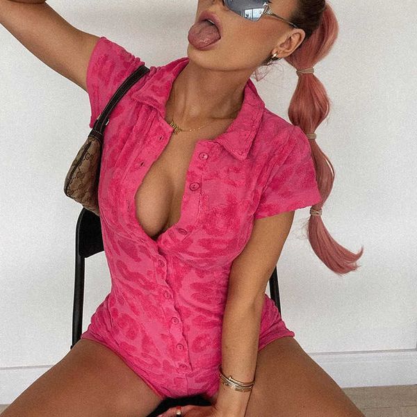 women v-neck button up playsuits summer short sleeve bodycon slim jumpsuits women rompers femme casual pink blue playsuit 210625, Black;white
women v-neck button up playsuits summer short sleeve bodycon slim jumpsuits women rompers femme casual pink blue playsuit 210625, Black;white