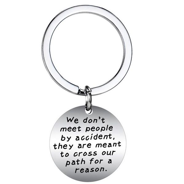 keychains we don't meet people by accident keychain coworker leaving gifts retirement key chains friend friendship jewelry, Silver
keychains we don't meet people by accident keychain coworker leaving gifts retirement key chains friend friendship jewelry, Silver