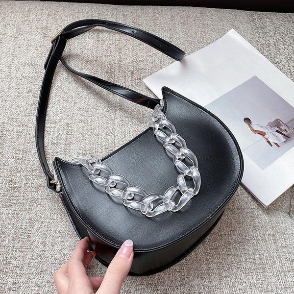 evening bags transparent chain crossbody bag for women 2021 vintage zipper closed pu leather circular shoulder female handbag black purse
evening bags transparent chain crossbody bag for women 2021 vintage zipper closed pu leather circular shoulder female handbag black purse
