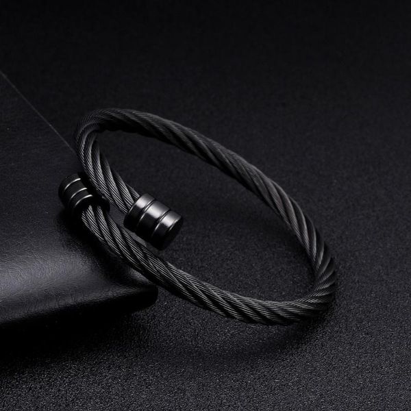 charm bracelets vintage black gun plated stainless steel open men women bangle sporty braided mesh surface cuff male, Golden;silver
charm bracelets vintage black gun plated stainless steel open men women bangle sporty braided mesh surface cuff male, Golden;silver