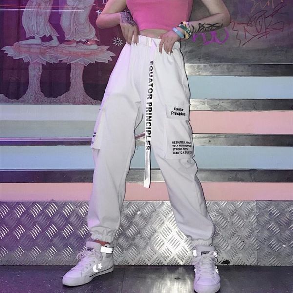women's pants & capris hip hop cargo women korean style harajuku for streetwear bunch legs harem high waist trousers, Black;white
women's pants & capris hip hop cargo women korean style harajuku for streetwear bunch legs harem high waist trousers, Black;white