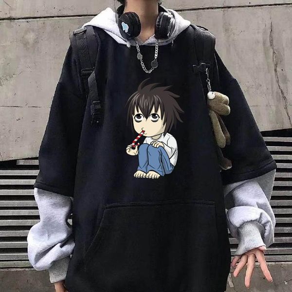 men's hoodies & sweatshirts anime kawaii death note print sweatshirt pullover hoodie fuuny, Black
men's hoodies & sweatshirts anime kawaii death note print sweatshirt pullover hoodie fuuny, Black