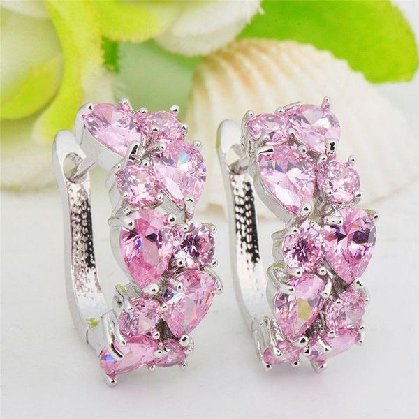 stud fashion lady earring classic pink stone earrings jewelry for women water drop shape aretes de mujer modernos 2021, Golden;silver
stud fashion lady earring classic pink stone earrings jewelry for women water drop shape aretes de mujer modernos 2021, Golden;silver