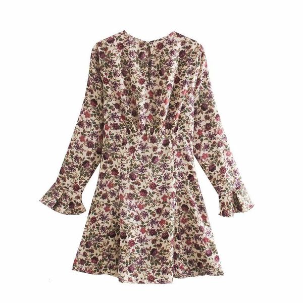 2021 new women floral printing mini flare sleeve slim elegant ladies vestidos e02q, White
2021 new women floral printing mini flare sleeve slim elegant ladies vestidos e02q, White