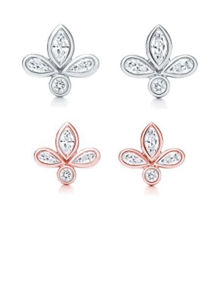 designer earrings stud piercing fashion for women silver and gold zircon clover style wedding party, Golden;silver
designer earrings stud piercing fashion for women silver and gold zircon clover style wedding party, Golden;silver