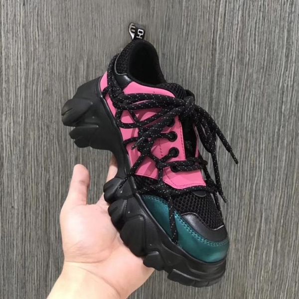 dress shoes platform sneakers women mixed color casual lace up chunky fashion chaussures femme leather ladies, Black
dress shoes platform sneakers women mixed color casual lace up chunky fashion chaussures femme leather ladies, Black