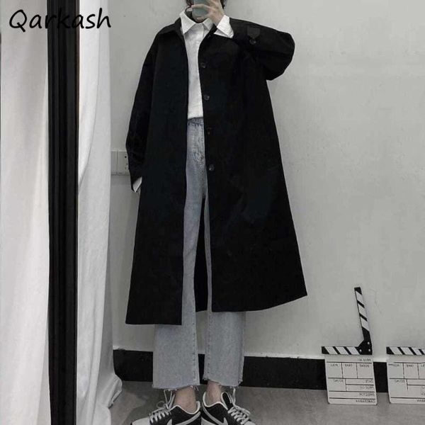 women's trench coats women black single breasted autumn long style classic ladies ulzzang loose simple college fashion ins windbreaker, Tan;black
women's trench coats women black single breasted autumn long style classic ladies ulzzang loose simple college fashion ins windbreaker, Tan;black