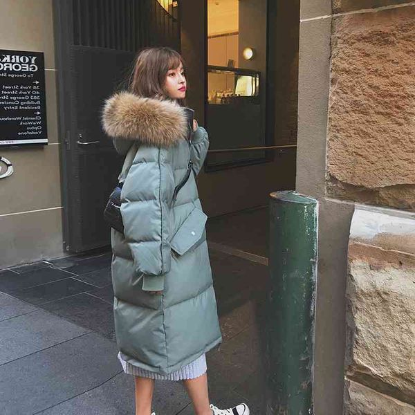 2021 new cotton clothes women's middle and long korean loose bread oversize trendy wool collar down, Black
2021 new cotton clothes women's middle and long korean loose bread oversize trendy wool collar down, Black