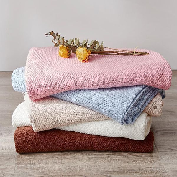 solid color soft blanket knitting single layer comfort sofa throw blanket chair bed cover for child travel sleep
solid color soft blanket knitting single layer comfort sofa throw blanket chair bed cover for child travel sleep