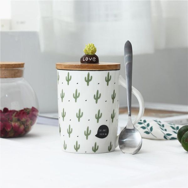 cute cactus mug ceramic coffee cups creative milk cup with lid spoon home morning mugs
cute cactus mug ceramic coffee cups creative milk cup with lid spoon home morning mugs