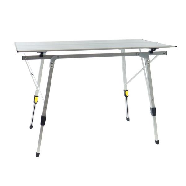 height adjustable craft camping and utility folding table, 4 ft lightweight aluminum folding table for outdoor picnic cooking
height adjustable craft camping and utility folding table, 4 ft lightweight aluminum folding table for outdoor picnic cooking