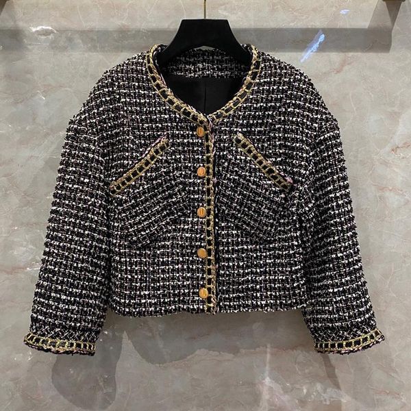 women's jackets hand-leather braid fringe fashion tweed jacket women drop shoulder short coat metallic-button outerwear lady 20, Black;brown
women's jackets hand-leather braid fringe fashion tweed jacket women drop shoulder short coat metallic-button outerwear lady 20, Black;brown
