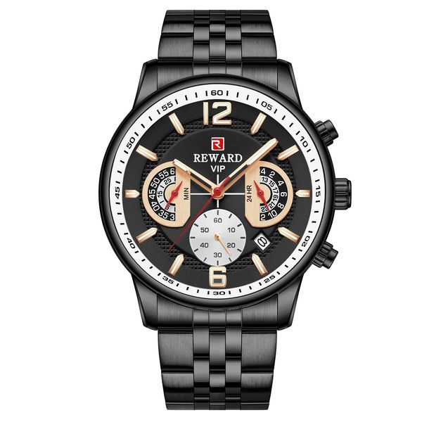 reward watches rd81017m chronograph quartz 30m waterproof date mens sports solid stainless steel band watch stylish wristwatch men luminous, Slivery;brown
reward watches rd81017m chronograph quartz 30m waterproof date mens sports solid stainless steel band watch stylish wristwatch men luminous, Slivery;brown