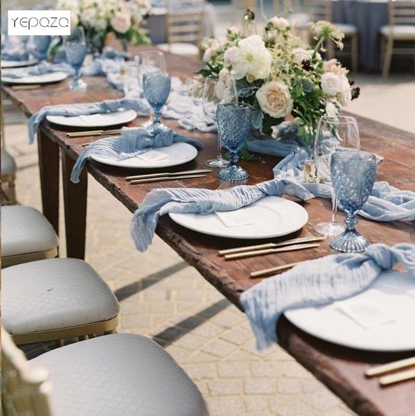 dropship suppliers 100% cotton wedding table decoration cloth napkins handmade guaze cloth table napkins
dropship suppliers 100% cotton wedding table decoration cloth napkins handmade guaze cloth table napkins