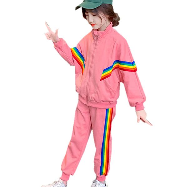 2021 new sports girls children's striped raiow jacket + girl's clothes kids 5-14y xcfy, White
2021 new sports girls children's striped raiow jacket + girl's clothes kids 5-14y xcfy, White